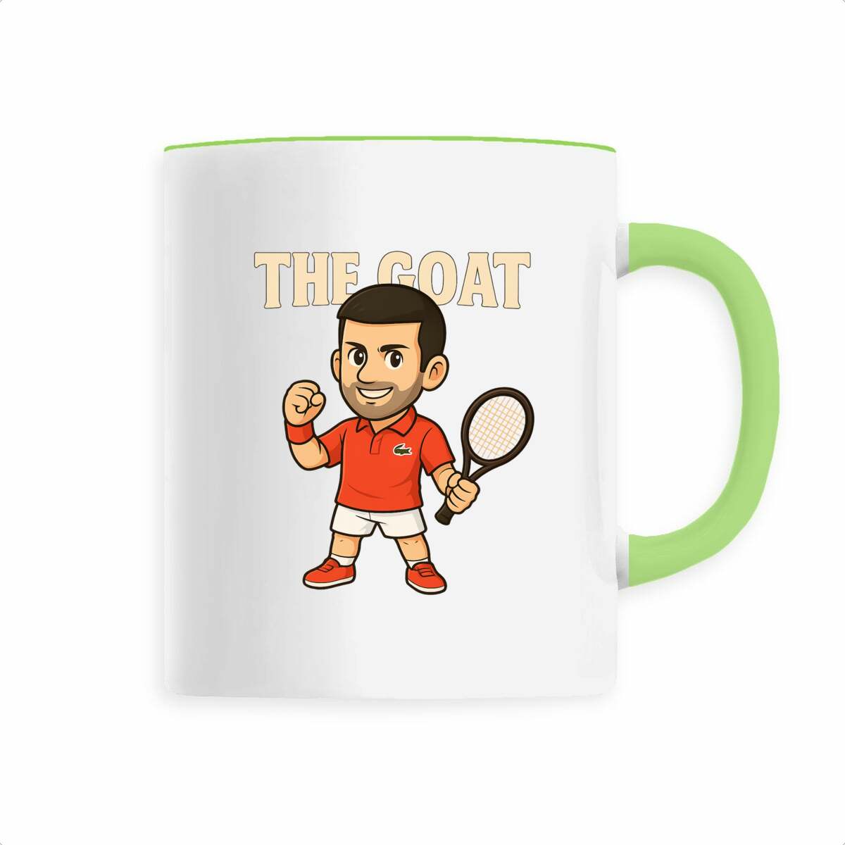 Mug Tennis Novak Djokovic Manga THE GOAT Force et Résilience