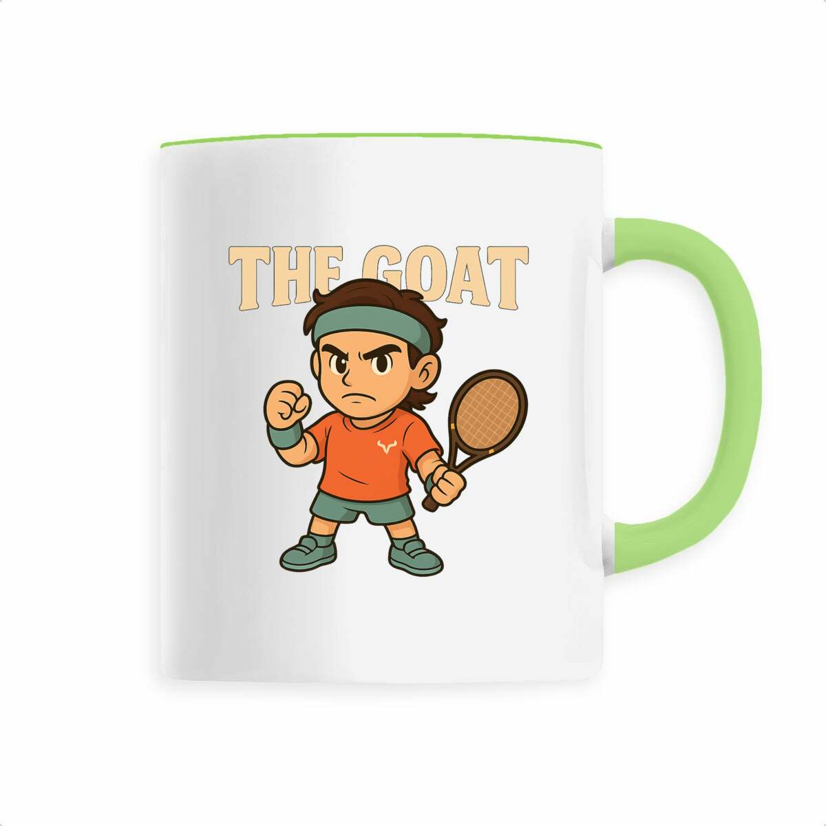 Mug Tennis Rafael Nadal Manga THE GOAT L'Esprit Combattif