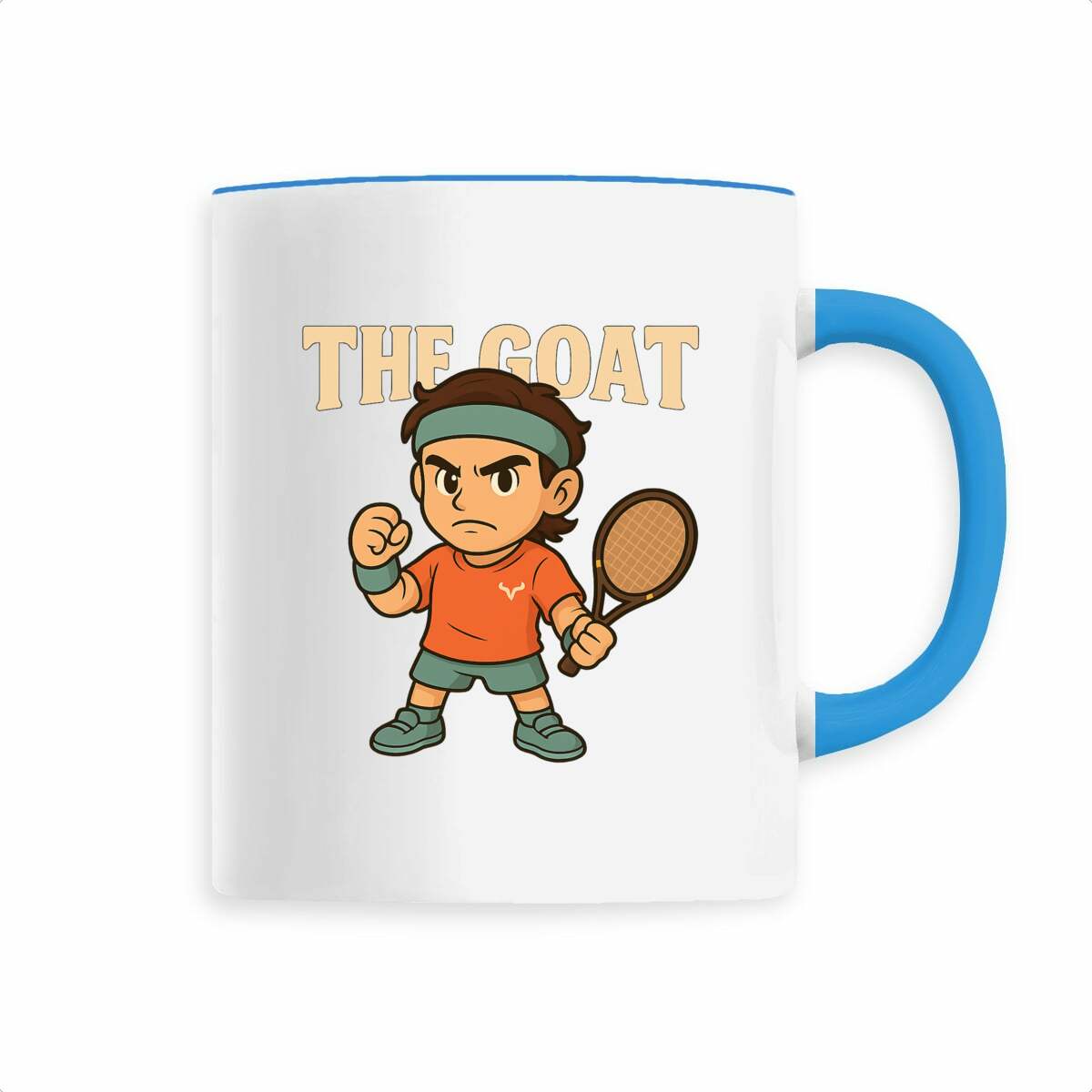 Mug Tennis Rafael Nadal Manga THE GOAT L'Esprit Combattif