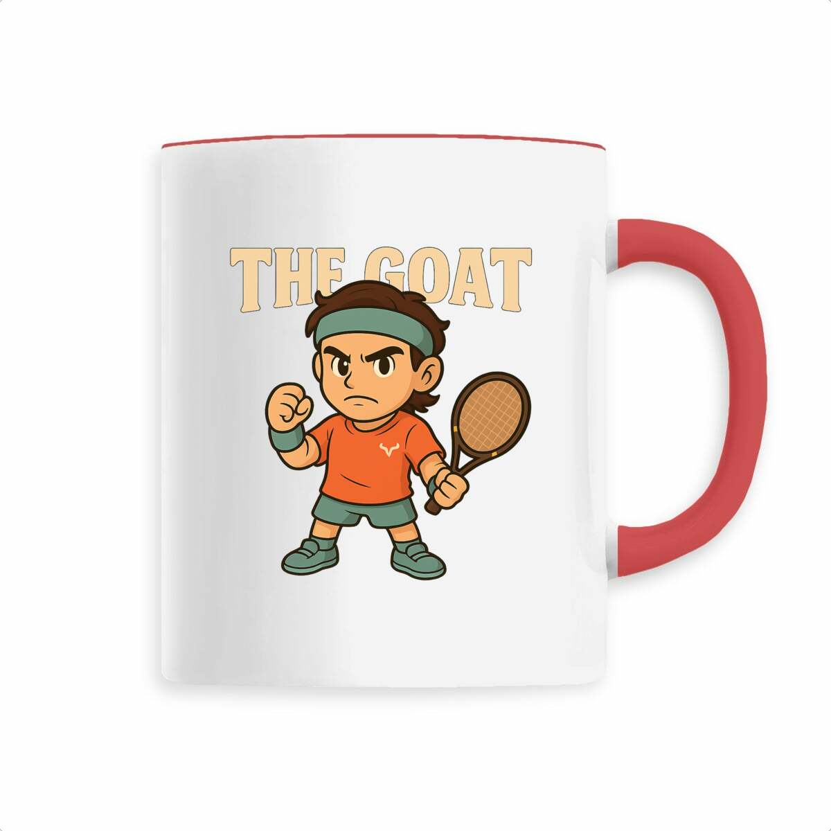 Mug Tennis Rafael Nadal Manga THE GOAT L'Esprit Combattif