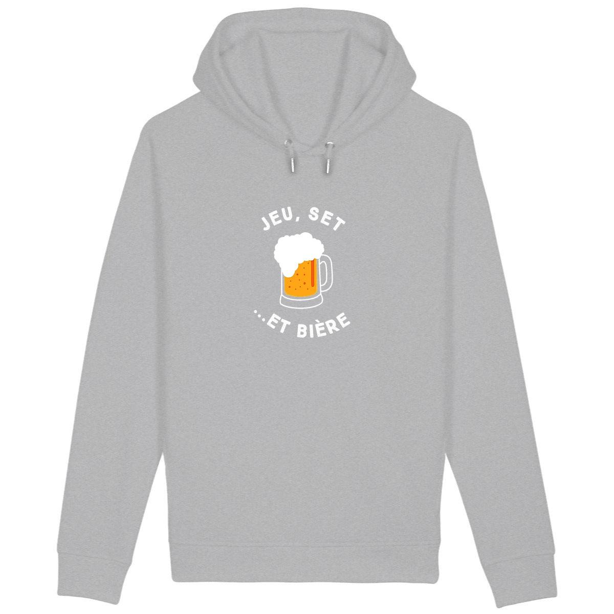 Sweat jeu set et bière tennis Homme