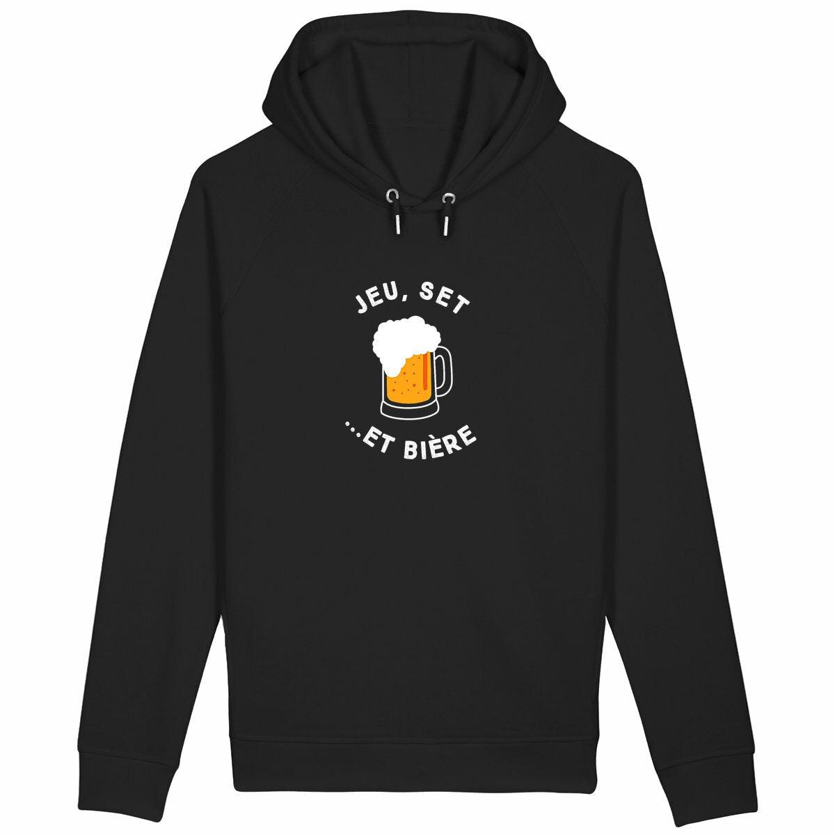Sweat jeu set et bière tennis Homme