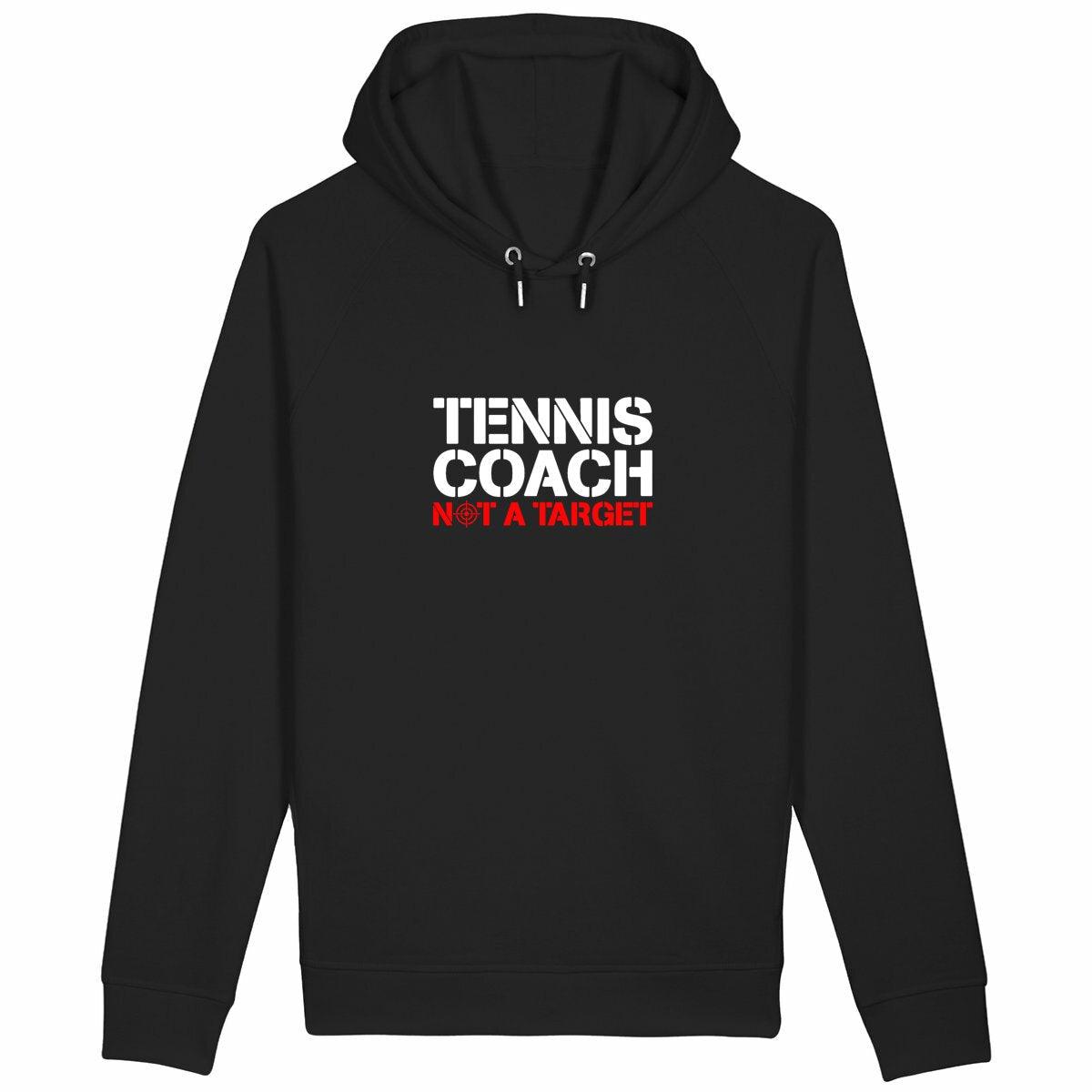 Sweat tennis coach not target