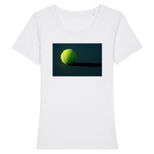 Charger l&#39;image dans la galerie, T-shirt Photo Balle de tennis fond dark Femme
