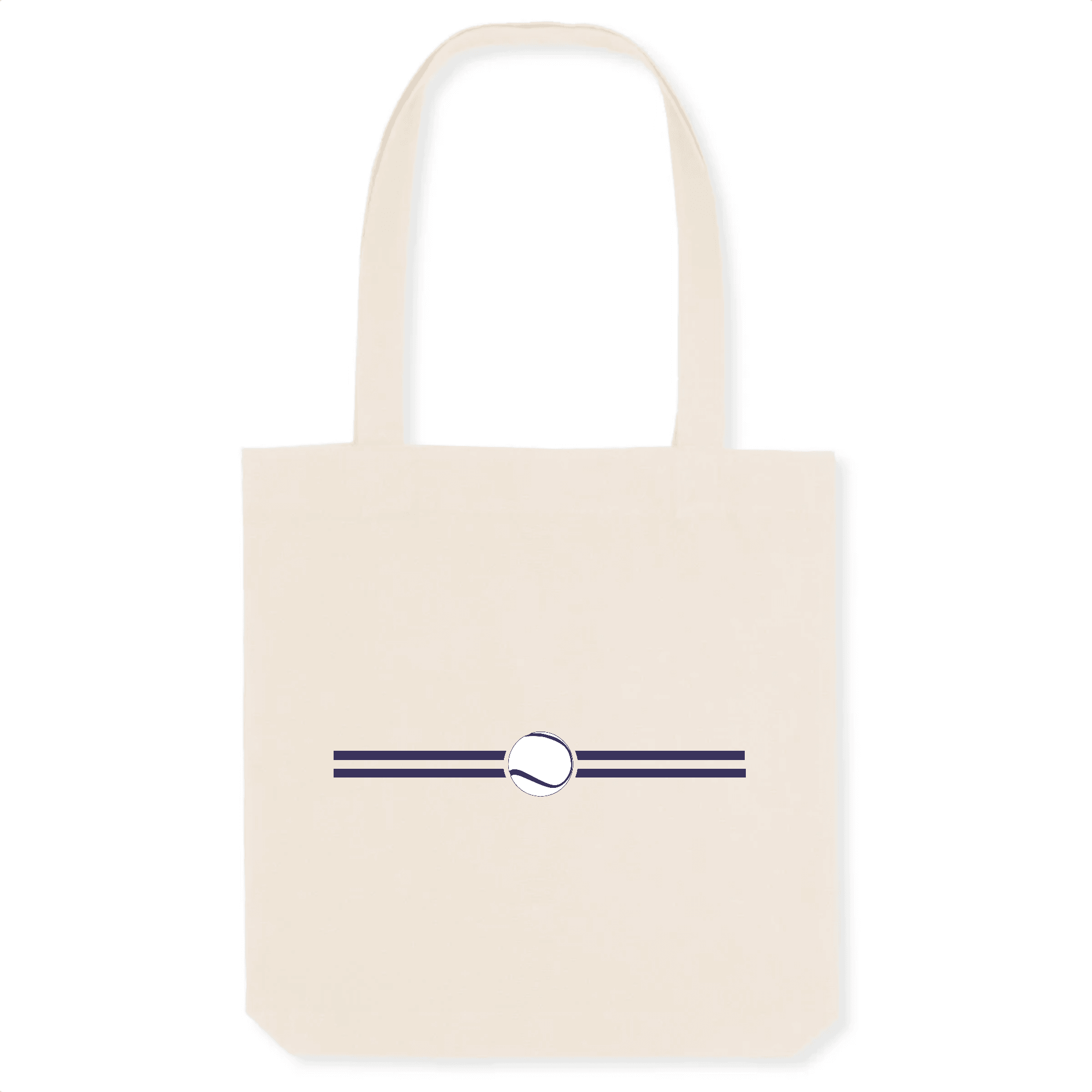Tote bag Balle de tennis blanche