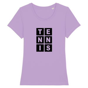 T-shirt Lettres TENNIS Femme