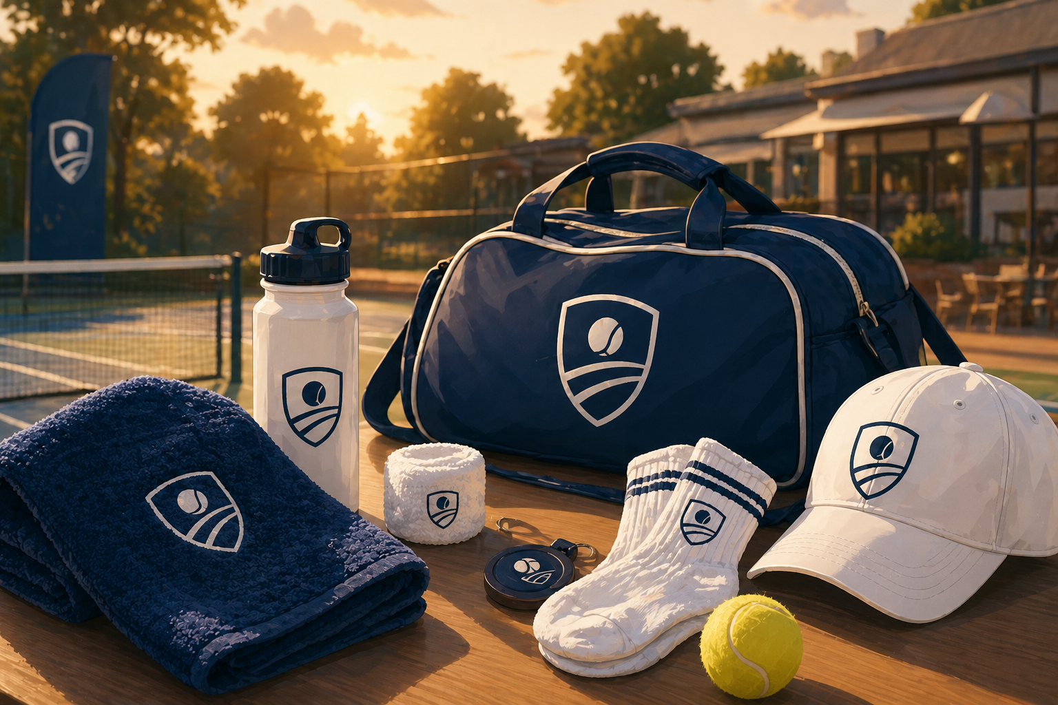 Accessoires personnalisés pour club de tennis : guide 2026