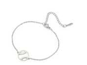 Bracelet Balle de Tennis épuré – Doré ou Argenté