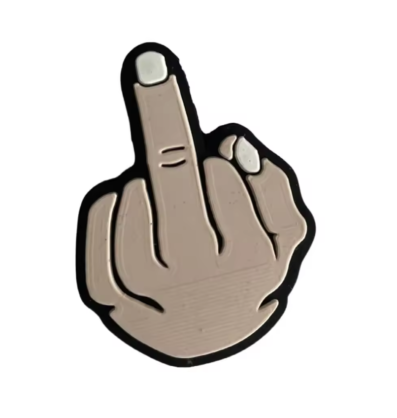 Antivibrateur Tennis – “Middle Finger” doigt d'honneur