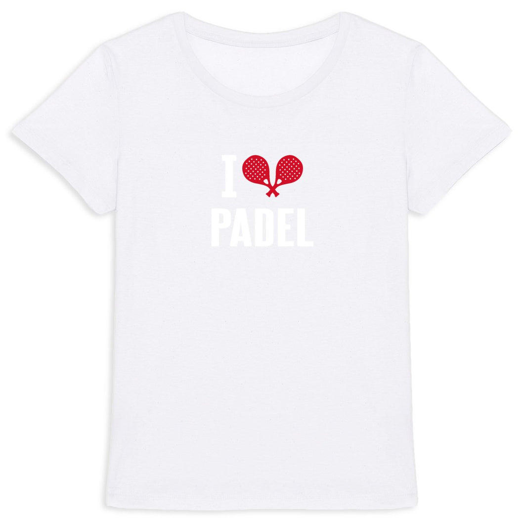 T-shirt Femme I Love Padel 