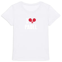 Charger l&#39;image dans la galerie, T-shirt Femme I Love Padel 
