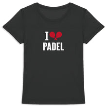 Charger l&#39;image dans la galerie, T-shirt Femme I Love Padel 
