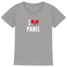 Charger l&#39;image dans la galerie, T-shirt Femme I Love Padel 
