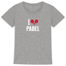 Charger l&#39;image dans la galerie, T-shirt Femme I Love Padel 
