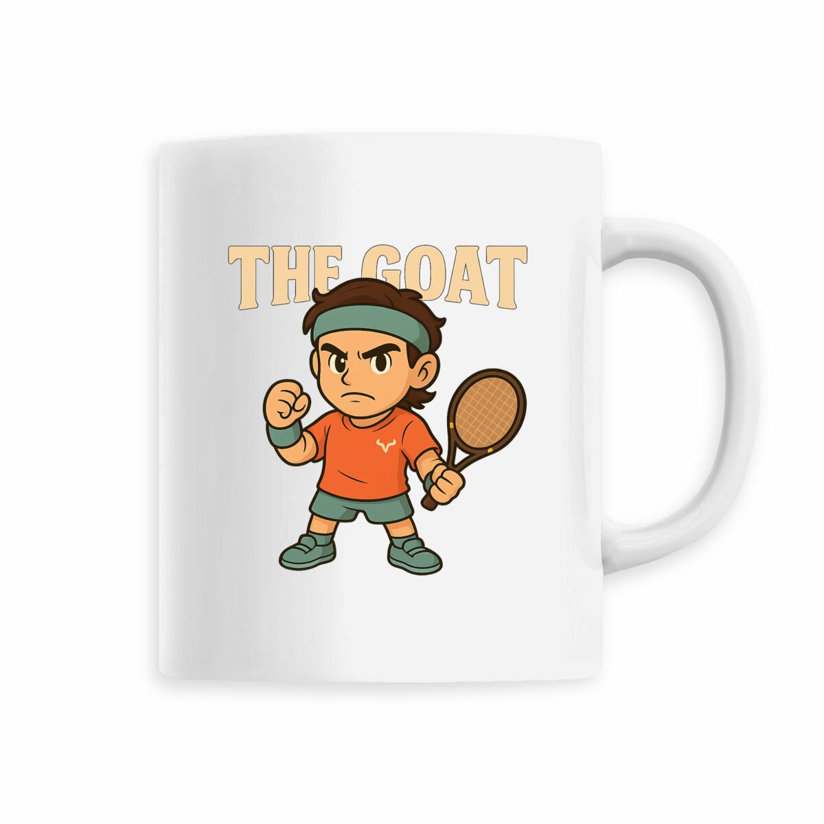 Tennis Mug Rafael Nadal Manga THE GOAT L'Esprit Combattif
