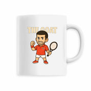 Tennis Mug Novak Djokovic Manga THE GOAT Strength and Resilience