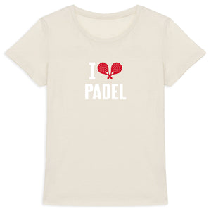 T-shirt Femme I Love Padel 