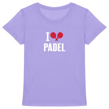 Charger l&#39;image dans la galerie, T-shirt Femme I Love Padel 
