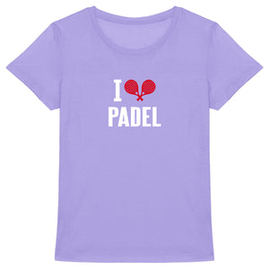 T-shirt Femme I Love Padel 