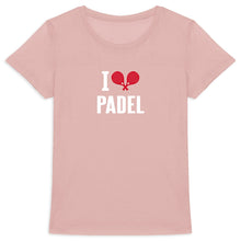 Charger l&#39;image dans la galerie, T-shirt Femme I Love Padel 
