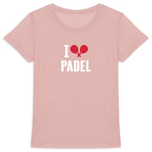 Charger l&#39;image dans la galerie, T-shirt Femme I Love Padel 
