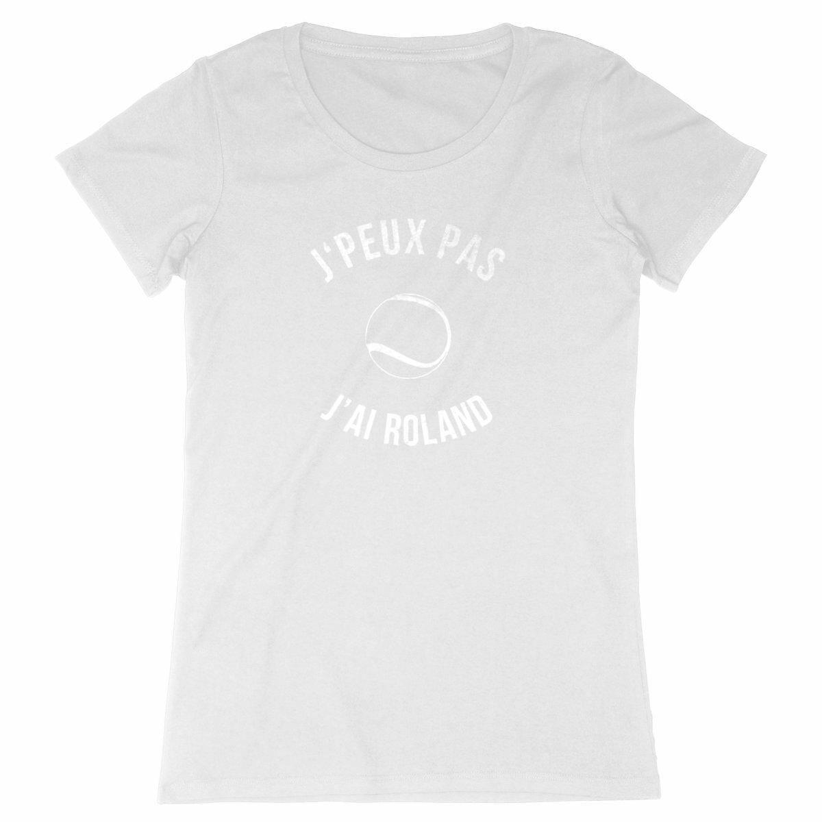 T-shirt Jpeux pas jai Roland Blanc Femme