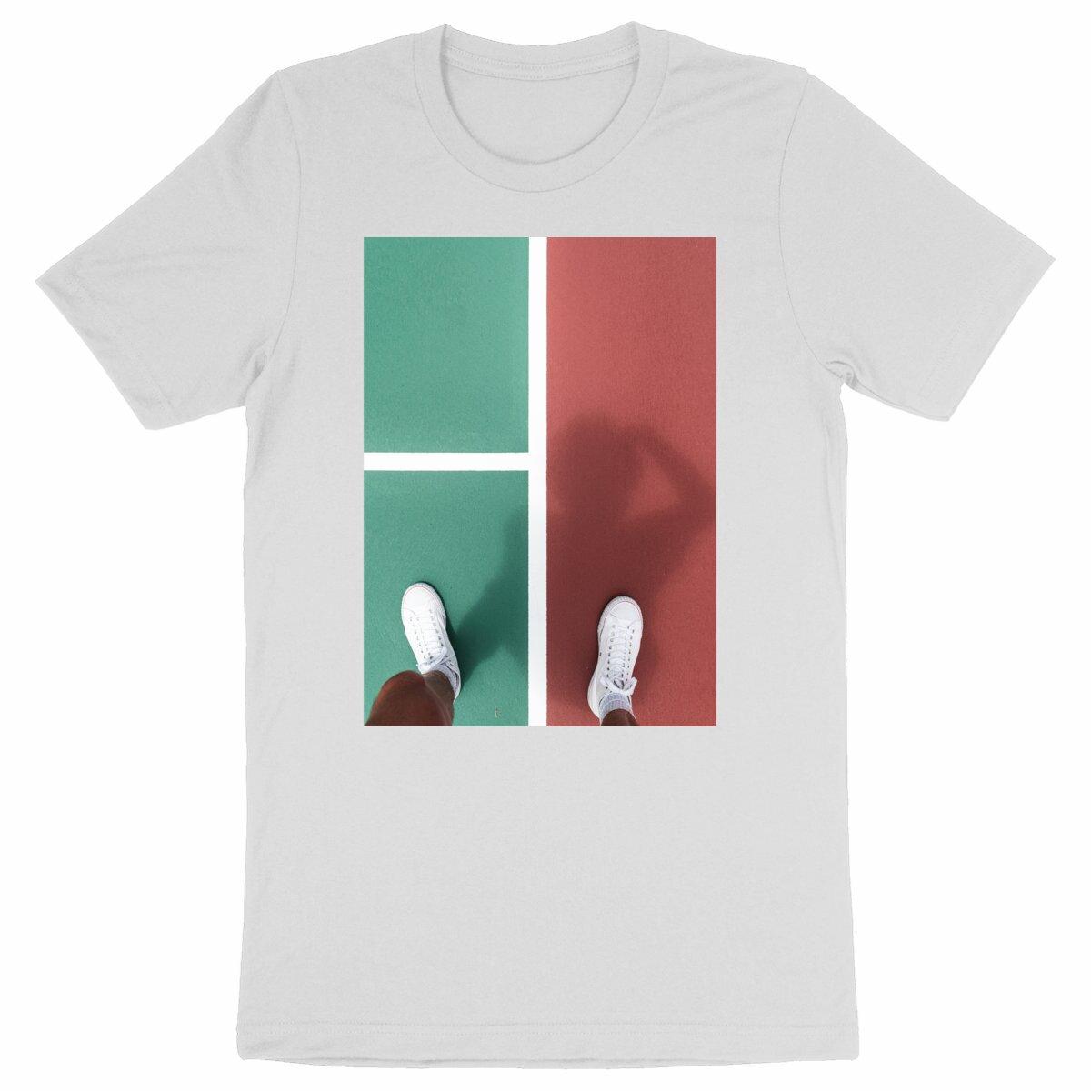 T-shirt Terrain tennis rouge & vert Homme
