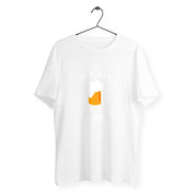 Men's white Game, Set and Beer T-shirt