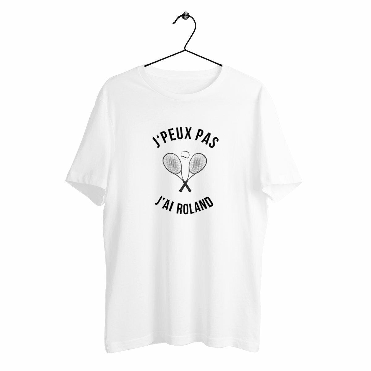 T-shirt Jpeux pas jai Roland Raquettes Homme