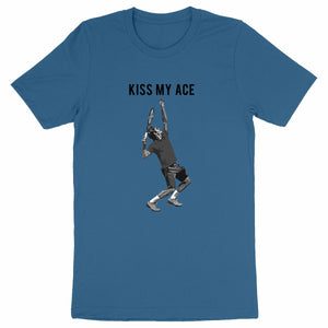 T-shirt Kiss my ace Noir Blanc Homme