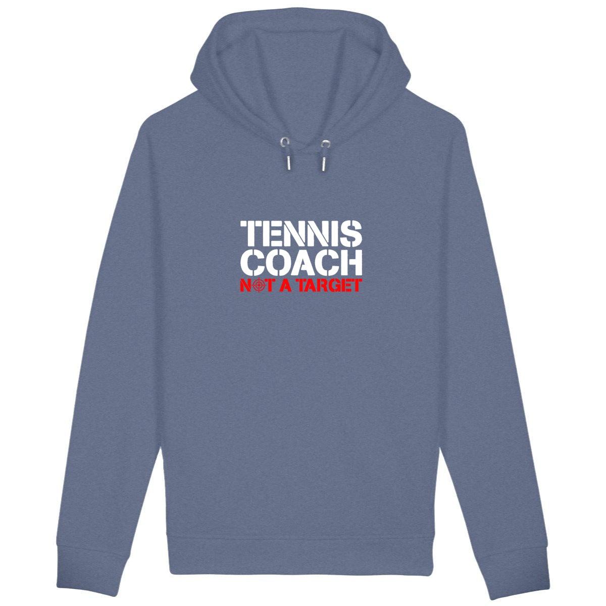Sweat tennis coach not target