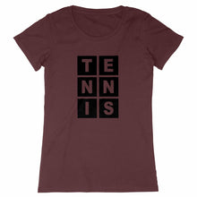 Charger l&#39;image dans la galerie, T-shirt Lettres TENNIS Femme
