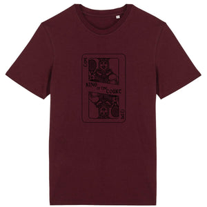 T-shirt carte King of the court tennis Homme