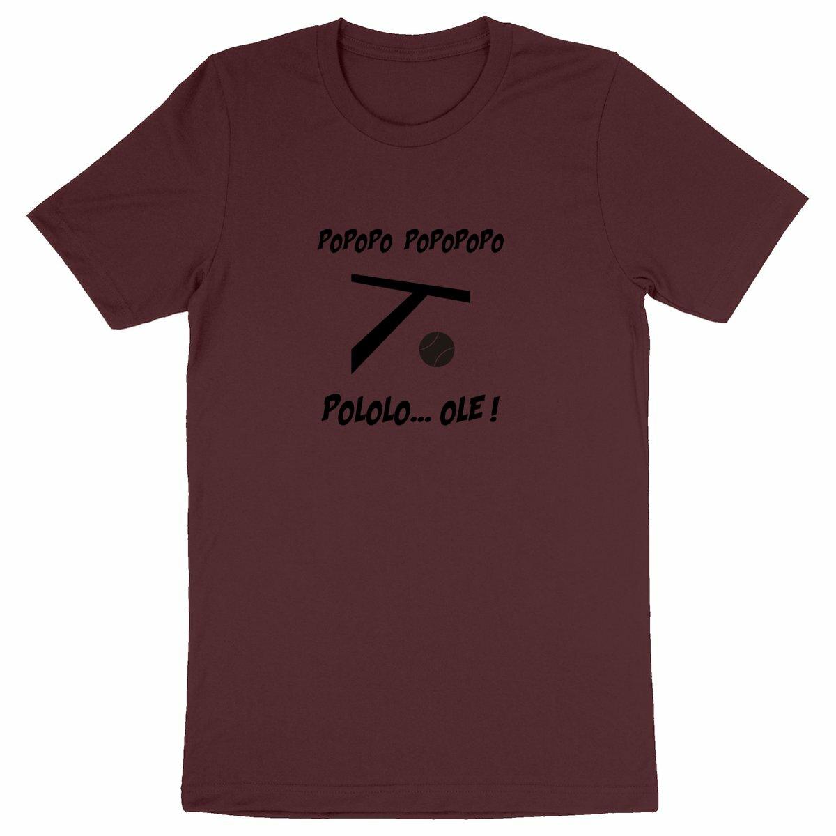 T-shirt Homme Ambiance stade Tennis popopo pololo