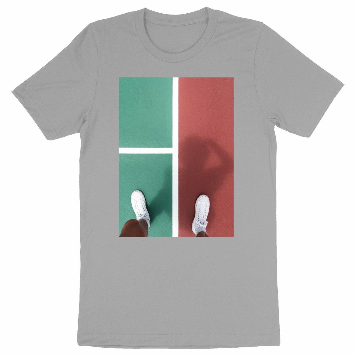 T-shirt Terrain tennis rouge & vert Homme