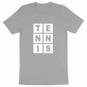 T-shirt Lettres TENNIS blanc Homme