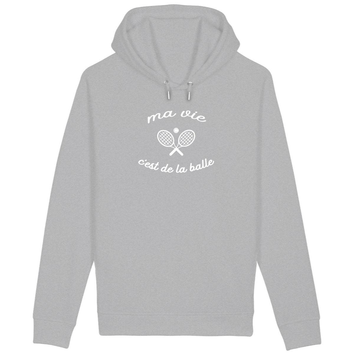 Sweat Tennis Ma vie c'est de la balle Femme