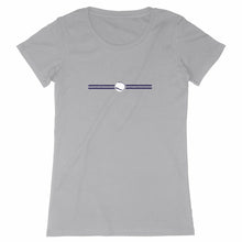 Charger l&#39;image dans la galerie, T-shirt Balle tennis blanche et bleue Femme
