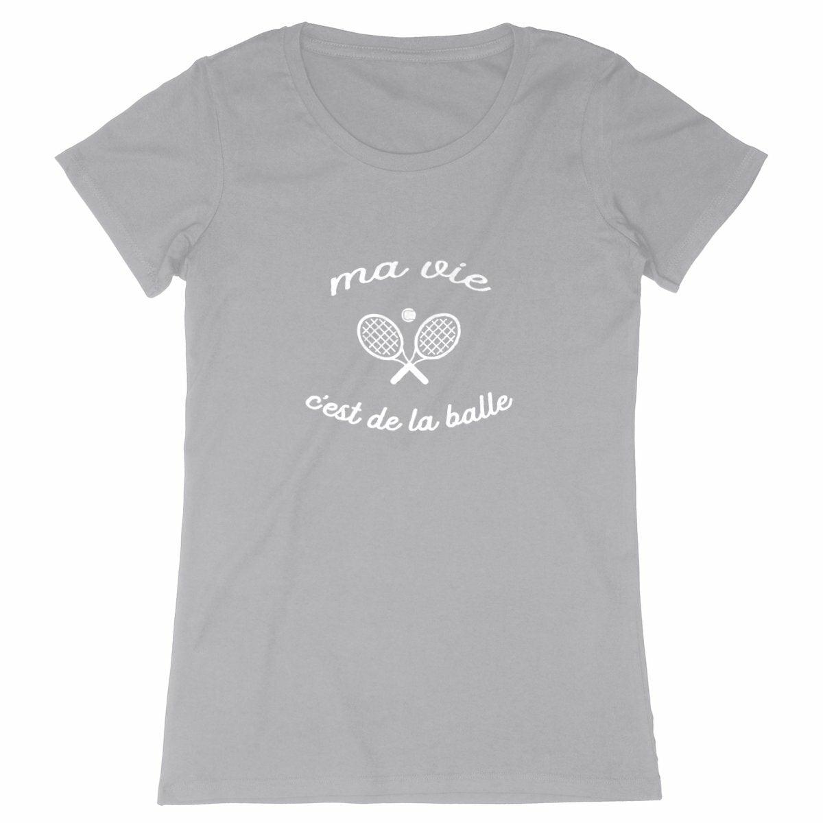 T-shirt Ma vie cest de la balle Femme