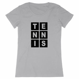 T-shirt Lettres TENNIS Femme