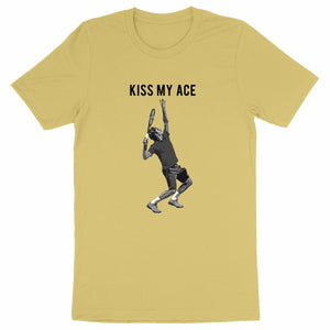 T-shirt Kiss my ace Noir Blanc Homme