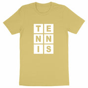 T-shirt Lettres TENNIS blanc Homme