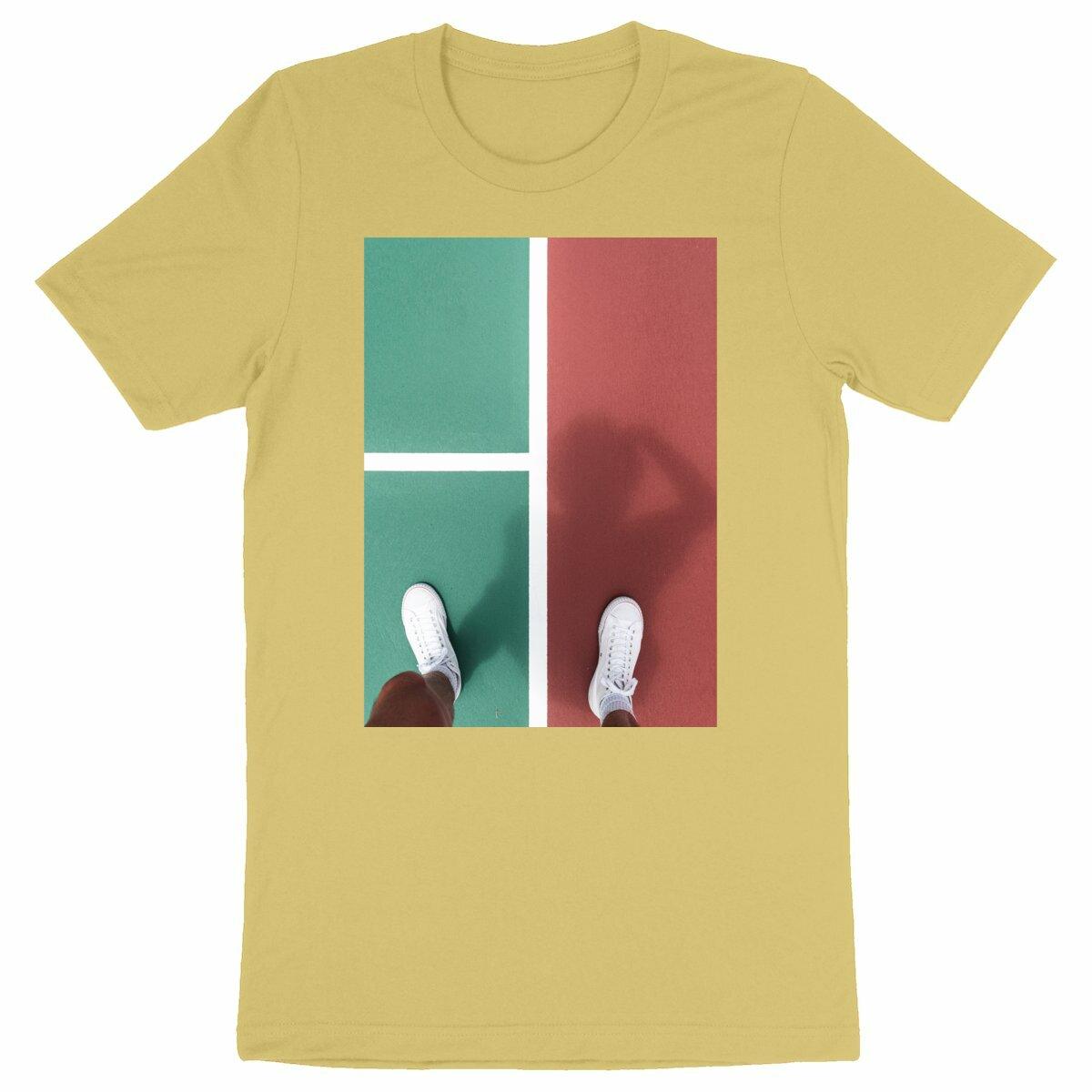 Terrain tennis T-shirt red & green Men