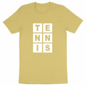 T-shirt Lettres TENNIS blanc Homme