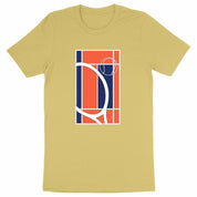T-shirt terrain tennis orange Homme