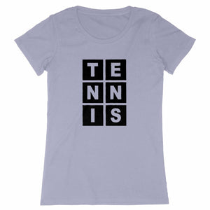 T-shirt Lettres TENNIS Femme