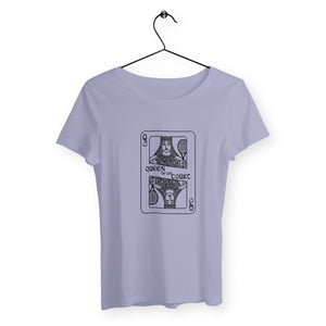 T-shirt carte Queen of the court Femme