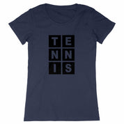 T-shirt Lettres TENNIS Femme