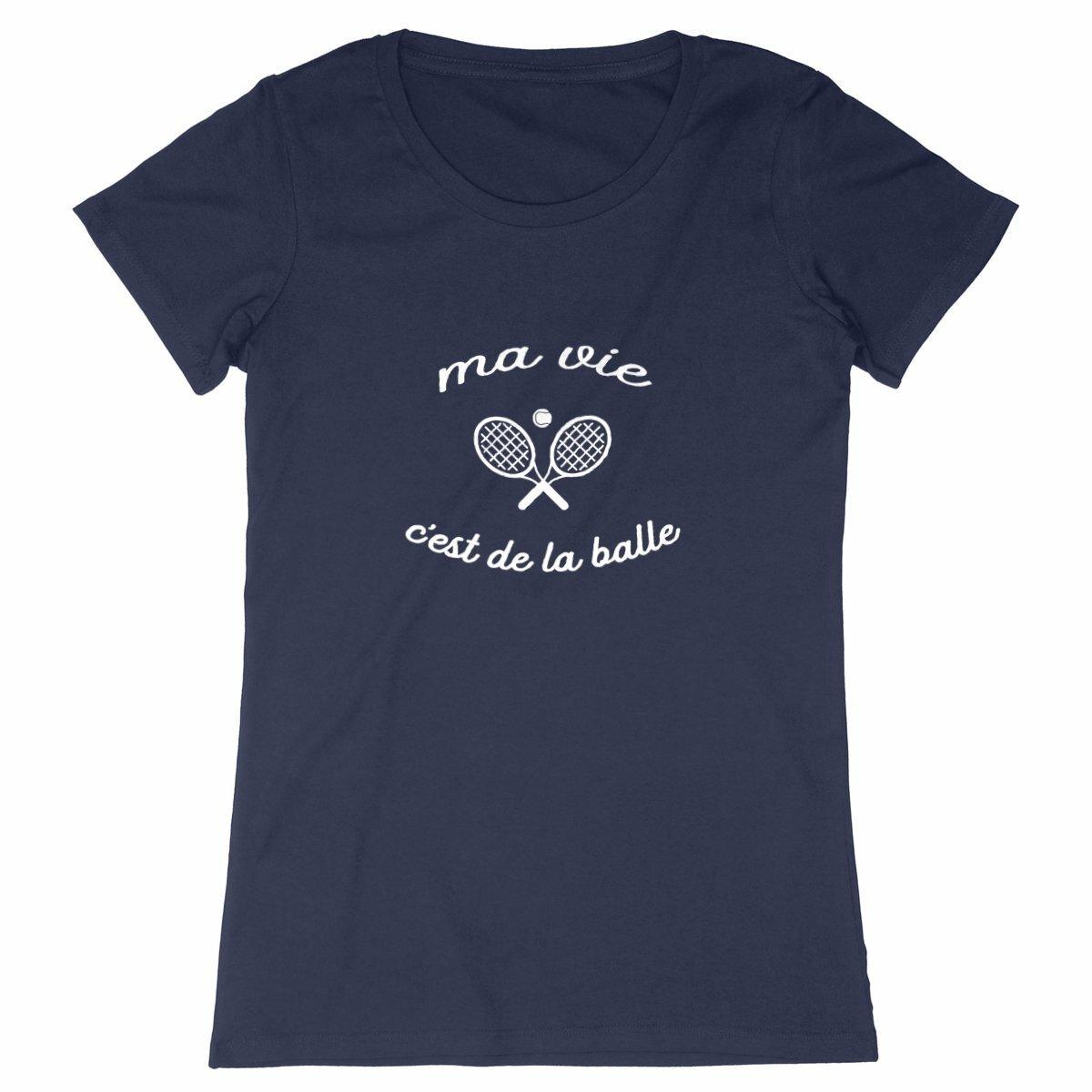 T-shirt Ma vie cest de la balle Femme