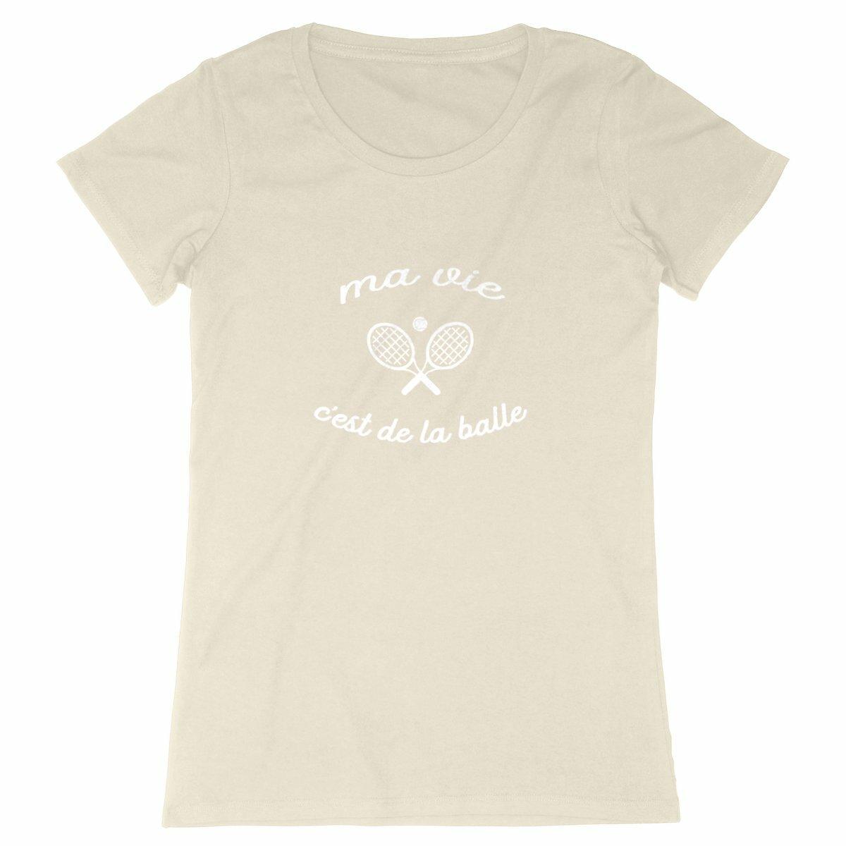 T-shirt Ma vie cest de la balle Femme